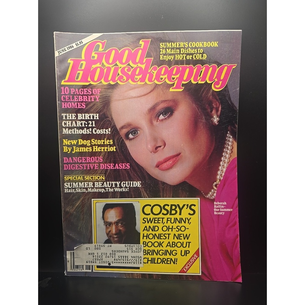 Good Housekeeping June 1986 - Deborah Raffin - Bill Cosby -